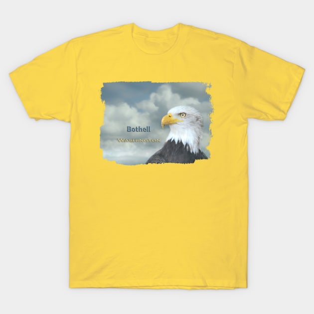 Bald Eagle Bothell WA T-Shirt by Elisabeth Lucas